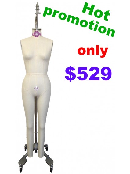 dress form Size 6 Industry Grade Missy Full Body Dress Form (605A)